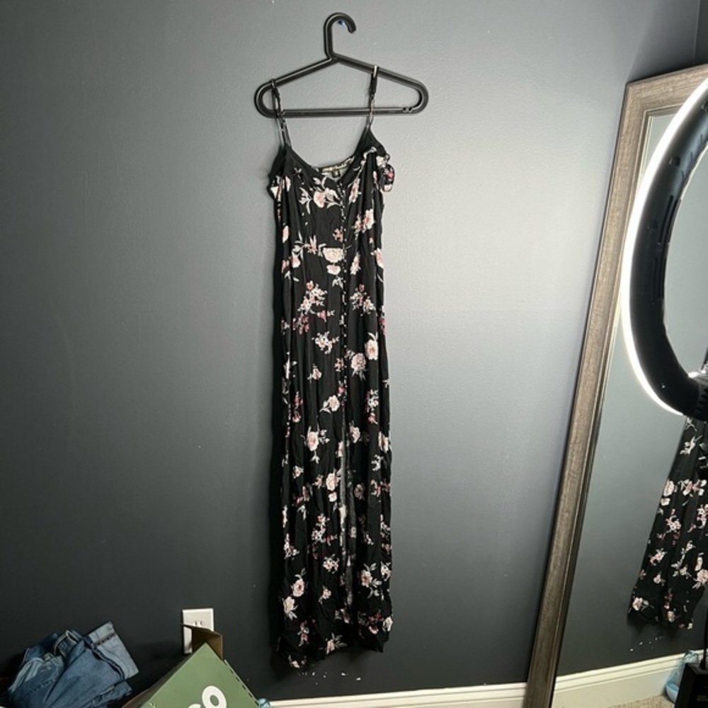 Gypsies & Moondust | black floral dress